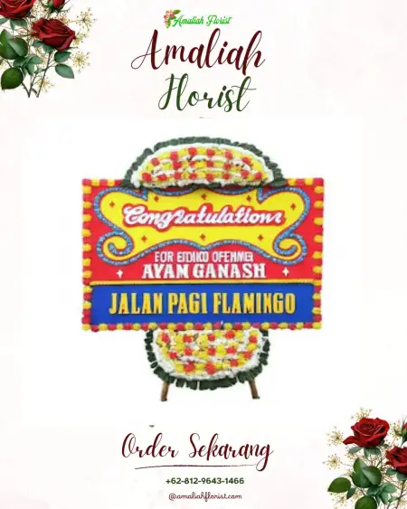 Sewa Papan Bunga Kawasan Perkantoran Alam Sutera Tangerang